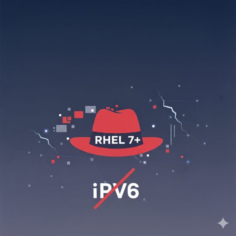 RHEL 7 이상 버전에서 IPv6 비활성화